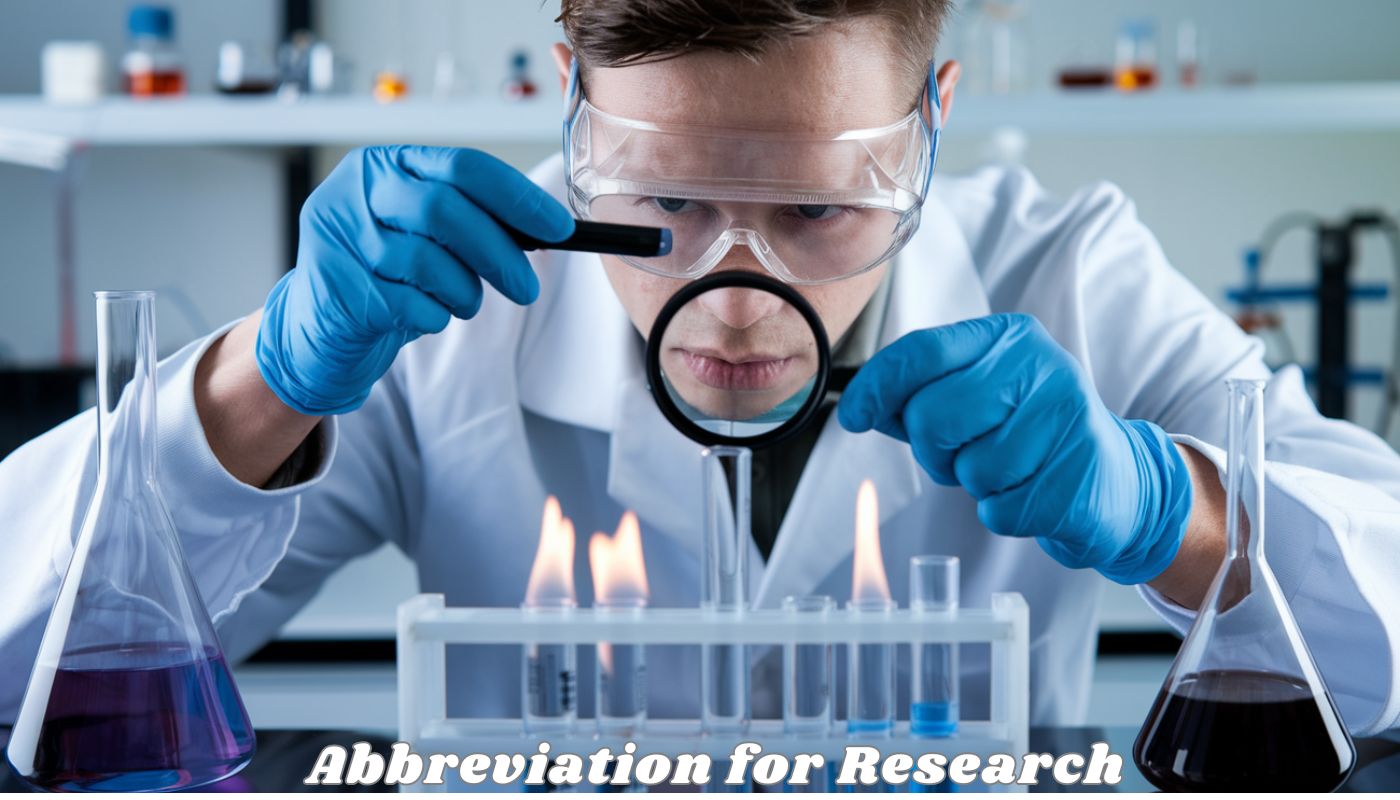 Abbreviation for Research