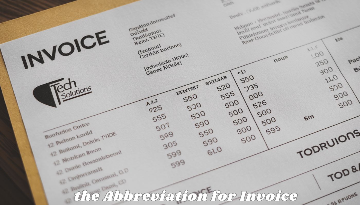 the Abbreviation for Invoice